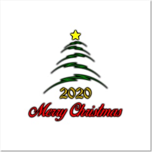 16 - 2020 Merry Christmas Posters and Art